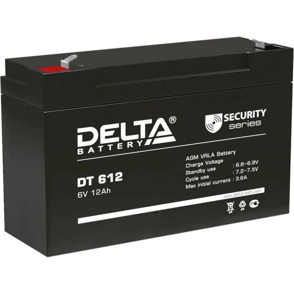 Аккумулятор для ИБП Delta Battery DT 612 6 В 12 Ач