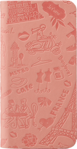 Чехол (флип-кейс) Ozaki OC585PR O!coat Travel leather folio case with pocket for iPhone 6 Plus Paris