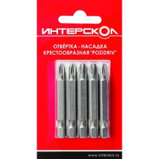 Отвертка Интерскол крестообразная "Pozidriv" PZ2х150 мм с артикулом