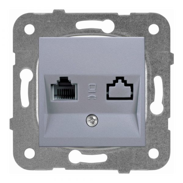 Розетка Panasonic WKTT04042SL-RU серебро